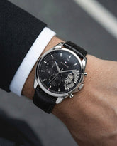 Tommy original black leather skeleton