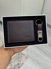 Ck new brown (wallet & keychain)