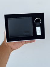 Ck black (wallet & keychain)