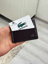 Lacoste brown card holder