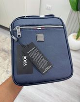 Boss navy cross bag