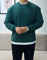 Round relaxed fit sweatshirt