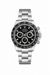Rolex daytona automatic black steel 40mm