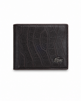 Lacoste brown crocodile wallet