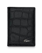 Lacoste black crocodile wallet