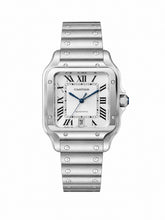 Cartier santos automatic full silver 42mm steel