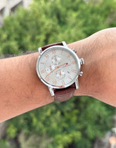 Tommy leather chronograph