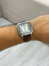 Cartier santos leather