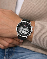 Tommy original black leather