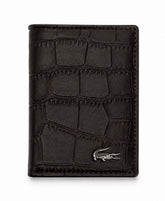 Lacoste brown crocodile wallet