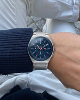 Tommy silver navy chronograph