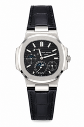 Patek nautilus moon phase leather black 40mm