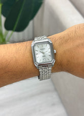 Casio metal square