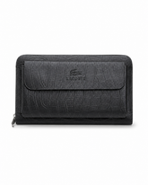 Lacoste black crocodile handbag