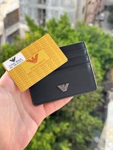 Armani black card holder