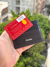 Cartier brown card holder