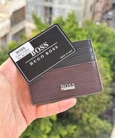 Boss brown card holder