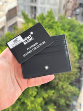 Mont blanc black card holder