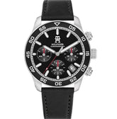 Tommy new black chronograph