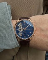Tommy brown navy skeleton