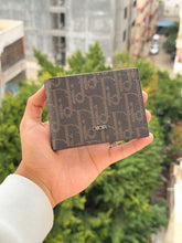 Dior brown wallet