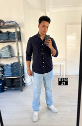 Slim fit striped shirt