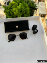 Small pentagon sunglasses