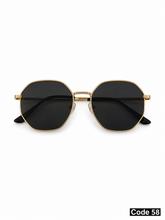 hexagonal basic Sunglasses uv400