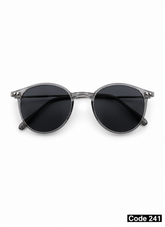 Round grey sunglasses