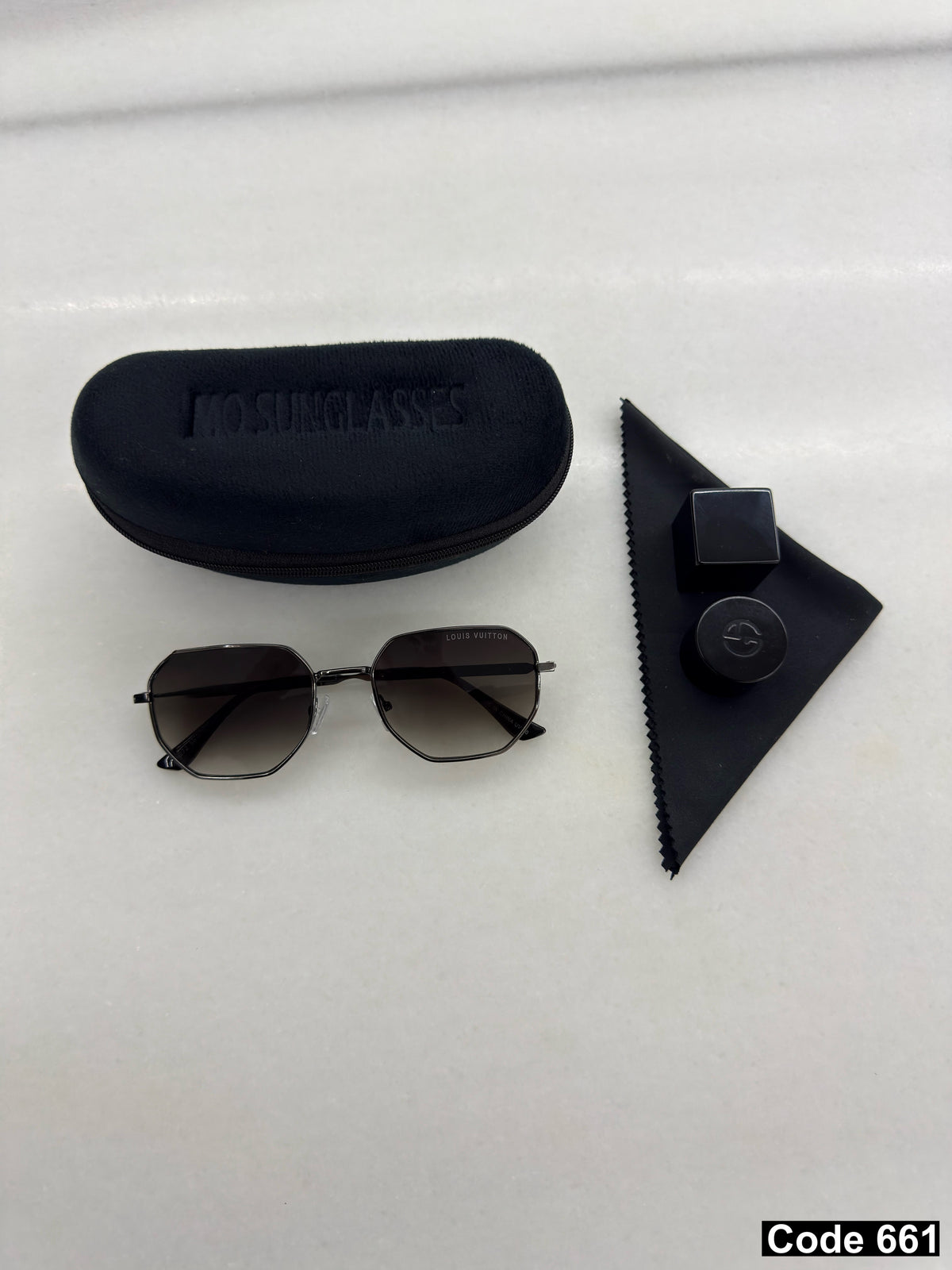 Lv hexagonal sunglasses