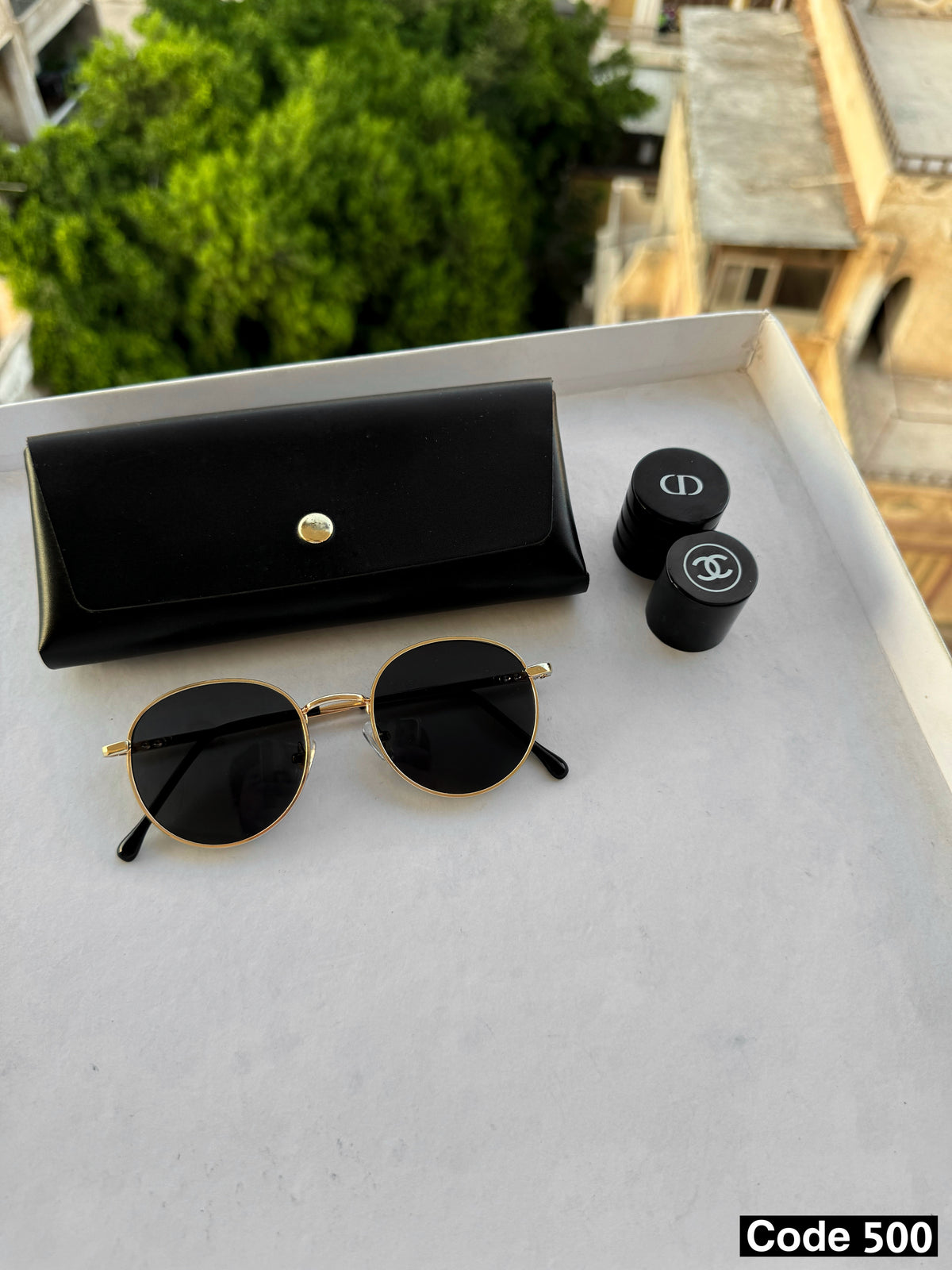 Small round sunglasses
