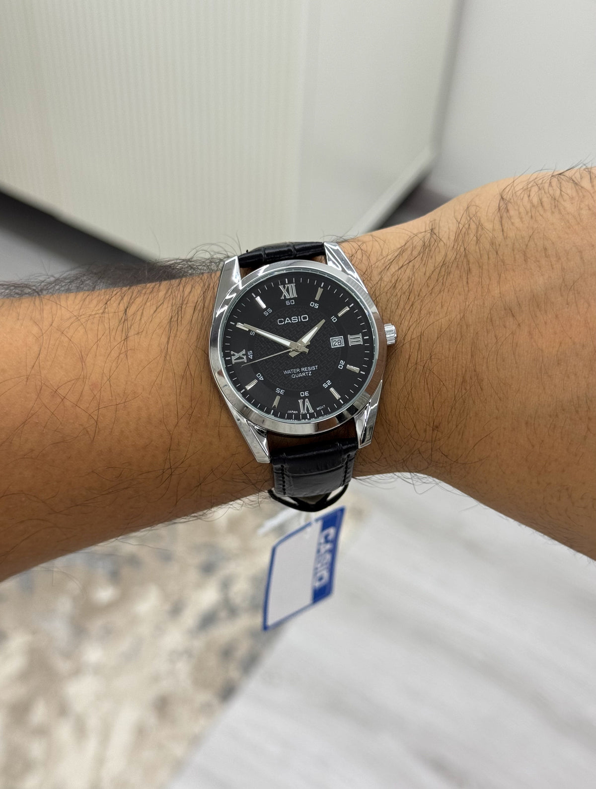 Casio genuine leather swiss