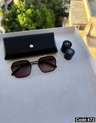 Louis vuitton aviator rectangular sunglasses