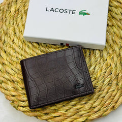 Lacoste brown wallet