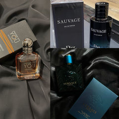 Sauvage + You intensely + Versace eros