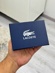 Lacoste blue wallet