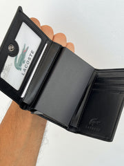 Lacoste black carrow wallet