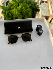 Medium rectangular sunglasses