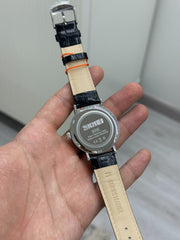 Skmei moon phase leather