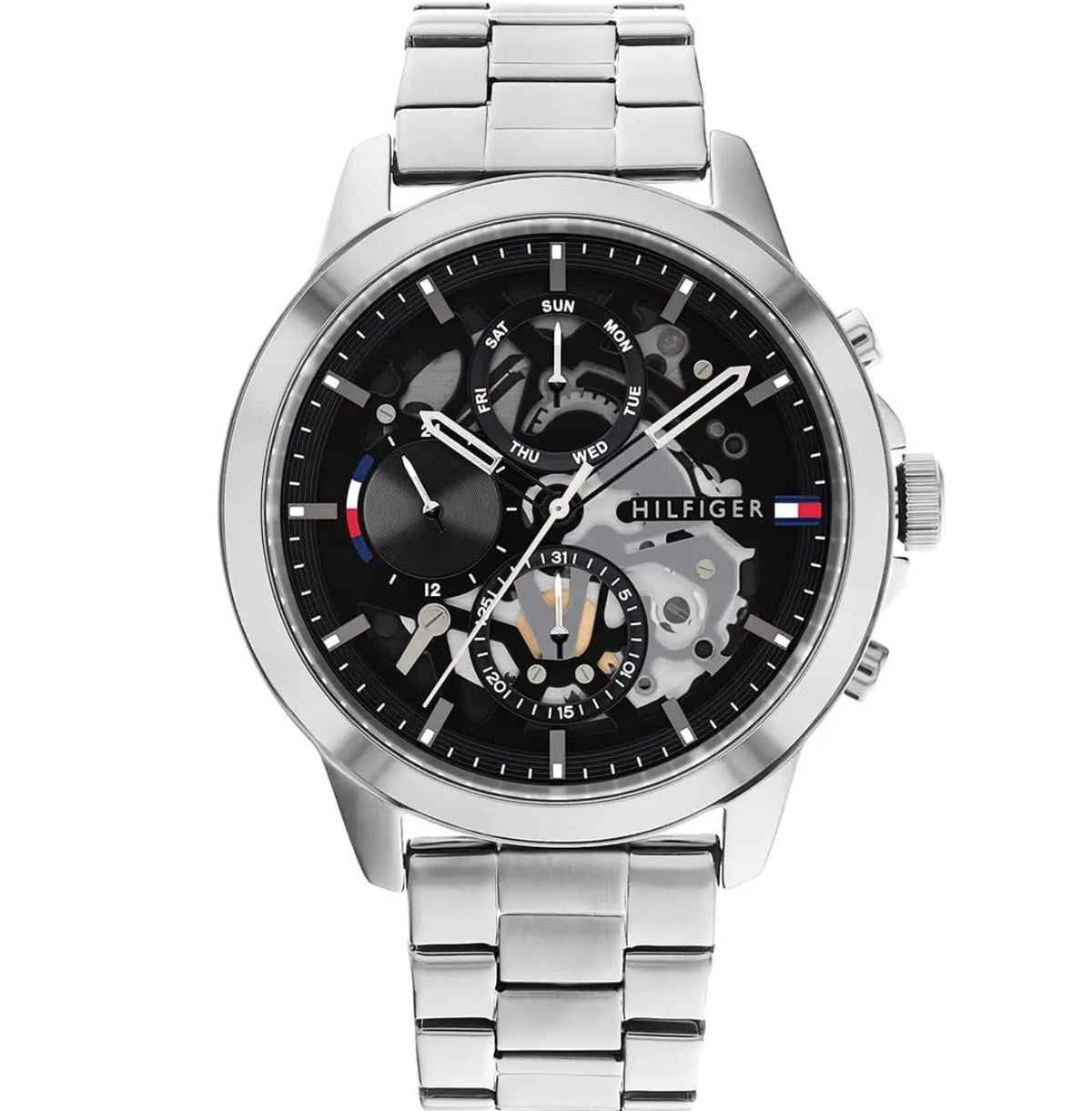 Tommy skeleton silver black