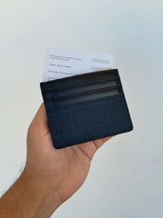 Lacoste navy card holder