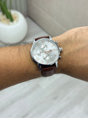 Tommy leather chronograph