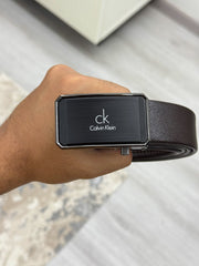 Ck brown belt genuine leather
