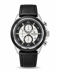 Naviforce black leather