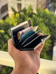 Stainless steel 2*1 (card holder & wallet)