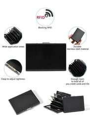 Stainless steel 2*1 (card holder & wallet)