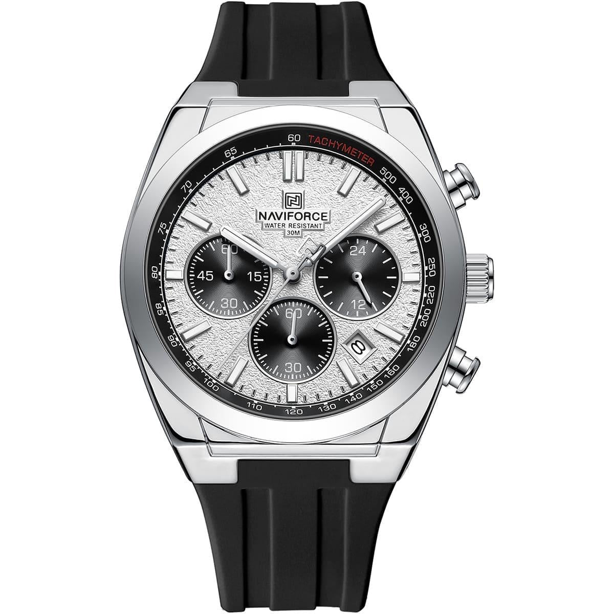 Naviforce swatch black rubber