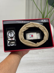 Tommy double face belt gift box