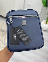 Boss navy cross bag