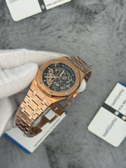 Ap skeleton automatic rosegold 41mm steel